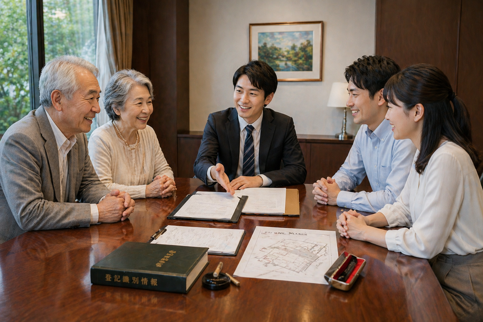 事業・譲渡所得税申告 - ご家族でのお打合せ